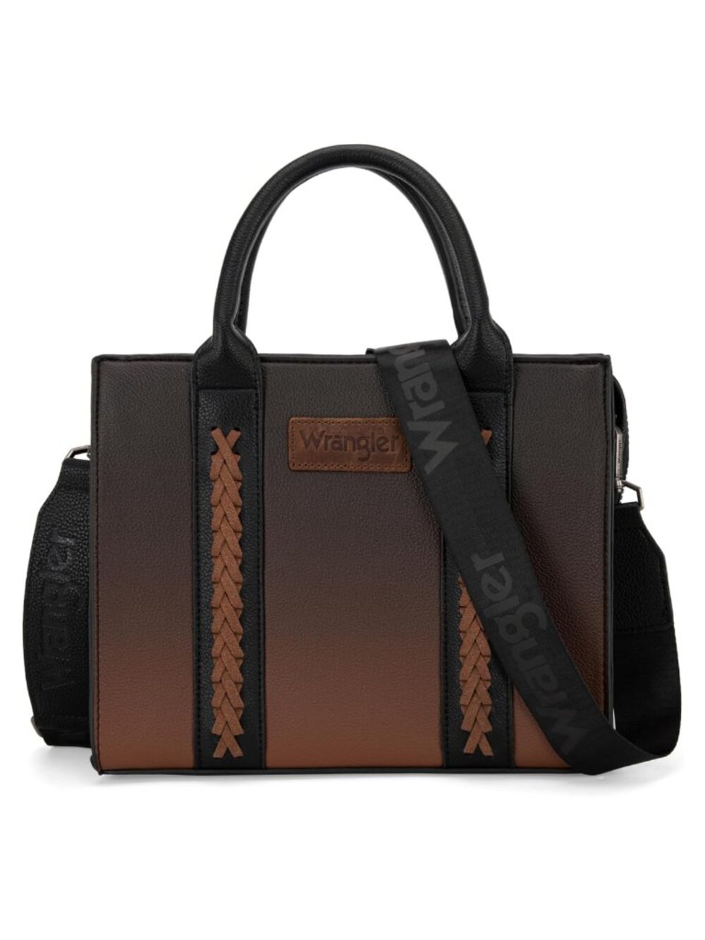 Faux Leather Quilted Satchel Tote Bag Adjustable Strap Crossbody